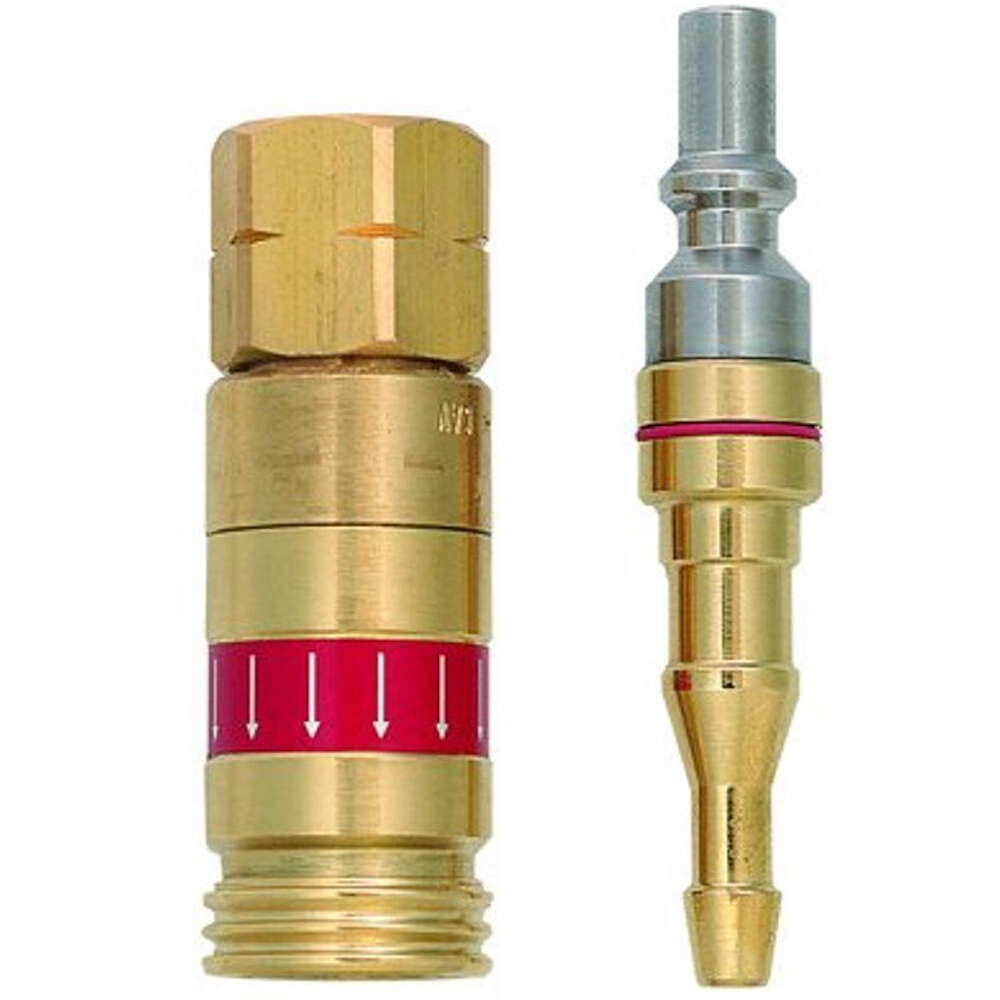 Acetylen-Schnellkupplung inklusive Stecknippel (ø 6/8mm)
