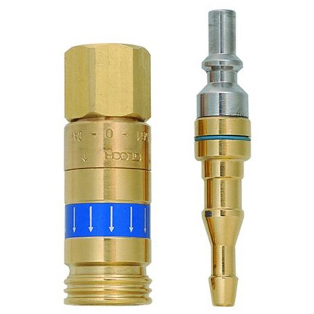 Sauerstoff-Schnellkupplung inklusive Stecknippel (ø 6/8mm)