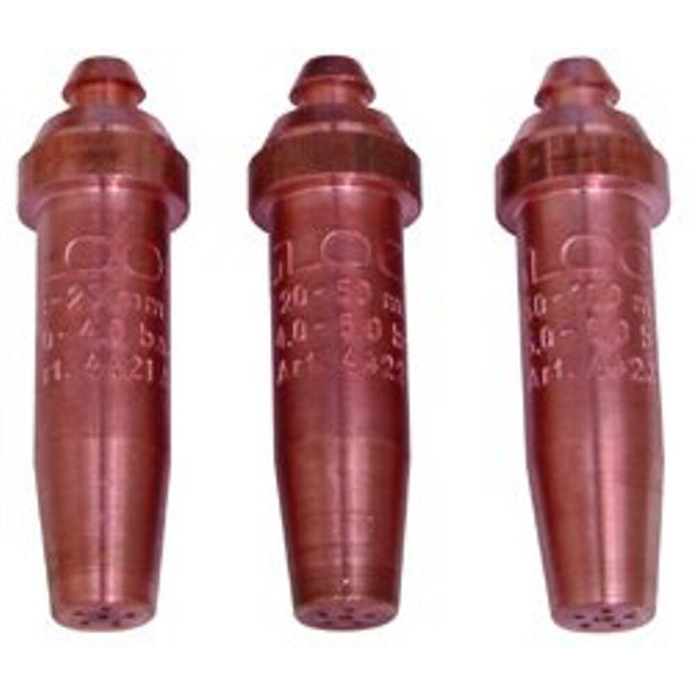 Schneiddüsen-Set für Sauerstoff-Acetylen (1x 4421-A, 1x 4422-A, 1x 4423-A)