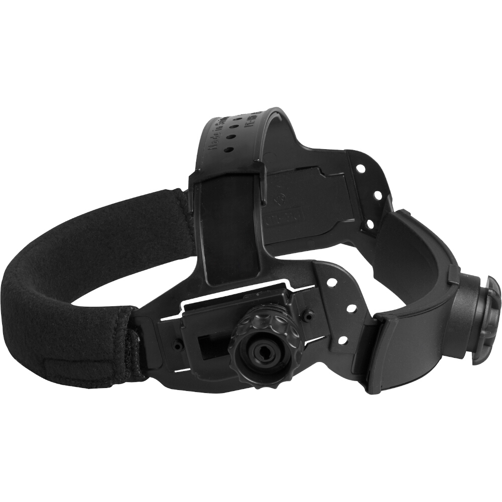Kopfband verstellbar (schwarz / schwarze Knöpfe)