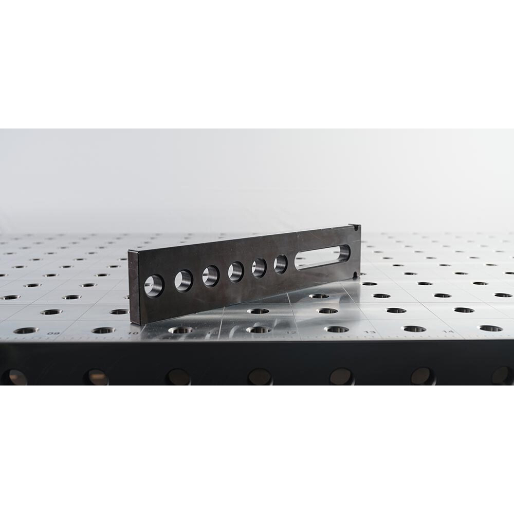HisWeld Universal-Anschlag mit Langloch und Bohrung