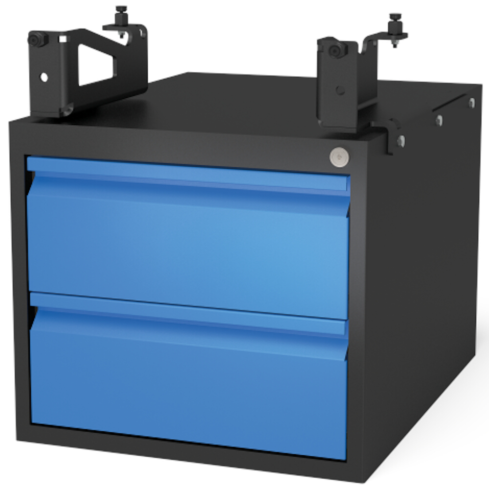 Siegmund Sub Table Box "Extreme 8.7" abschliessbar mit 2 Schubladen