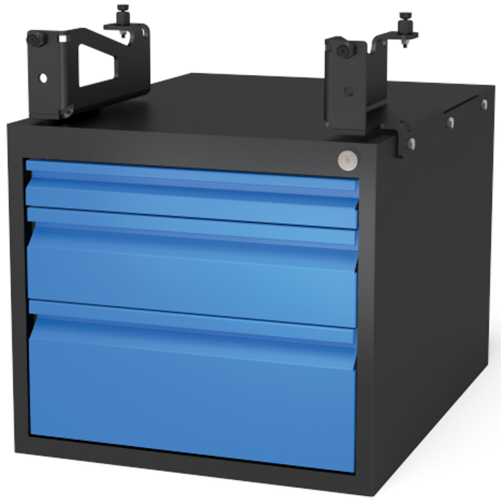 Siegmund Sub Table Box "Extreme 8.7" abschliessbar mit 3 Schubladen