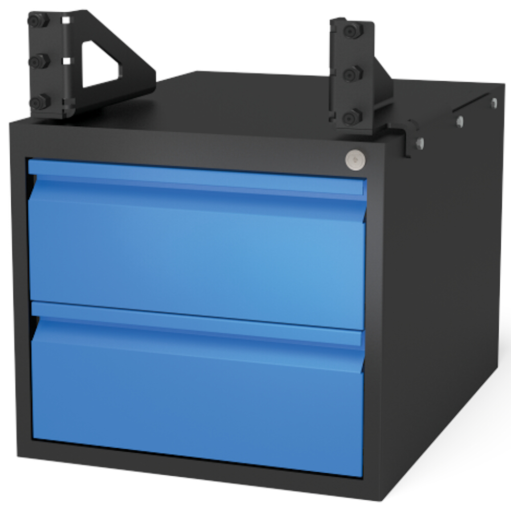 Siegmund Sub Table Box "Extreme 8.7 Plus" abschliessbar mit 2 Schubladen