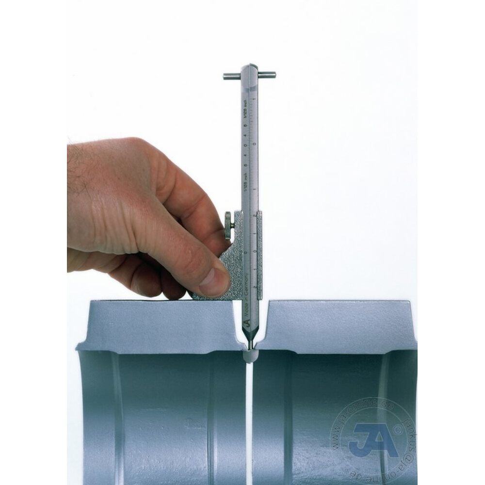 Kantenversatzlehre mit Auflagefläche (extra gross)